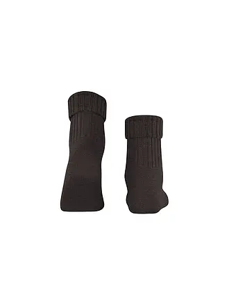 BURLINGTON | Chaussettes femme PLYMOUTH 36-41 blanc laine | braun